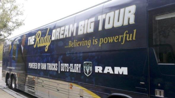 Rudy Ruettiger Dream Big Book Tour